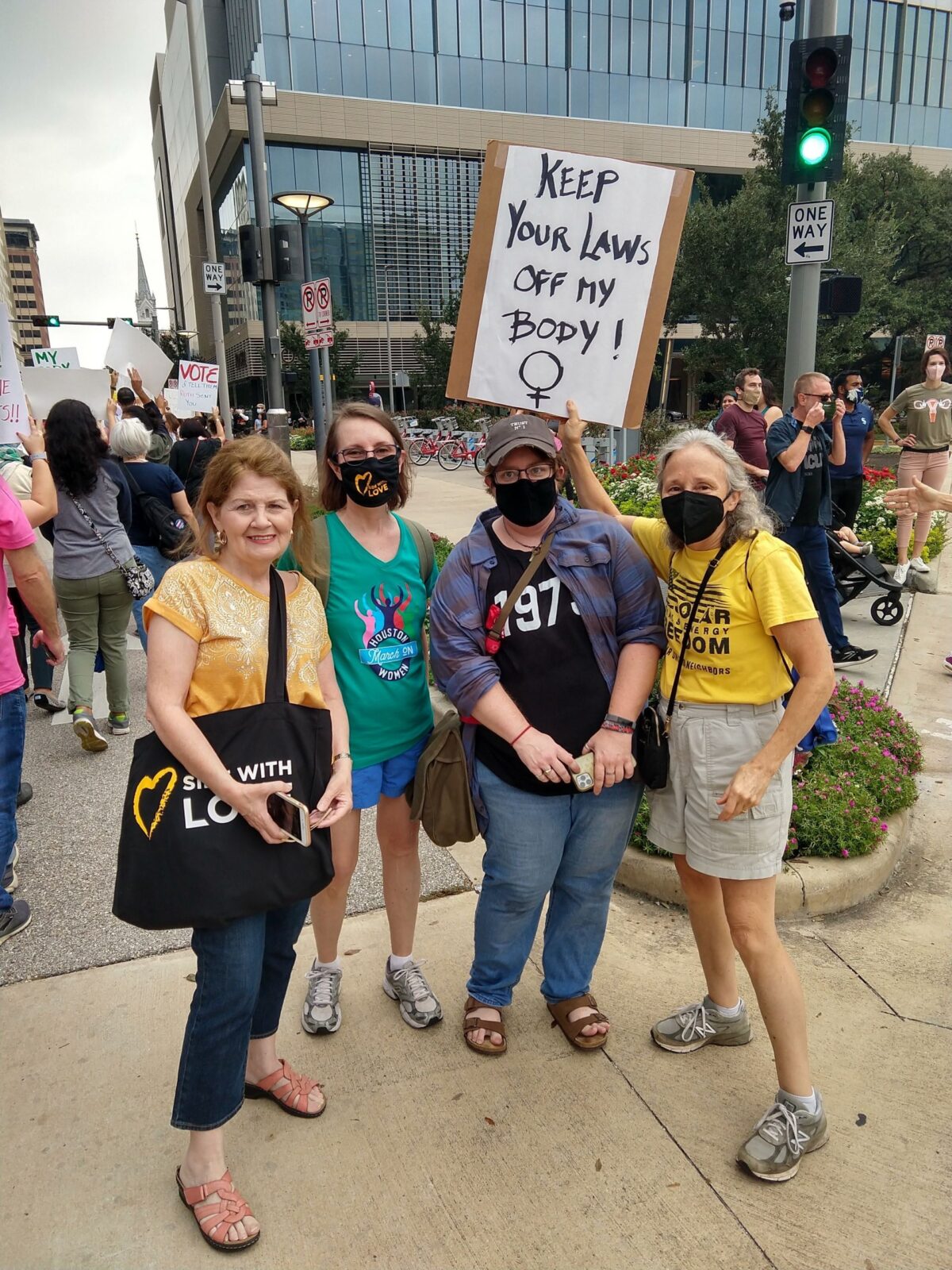 Marching for women's rights